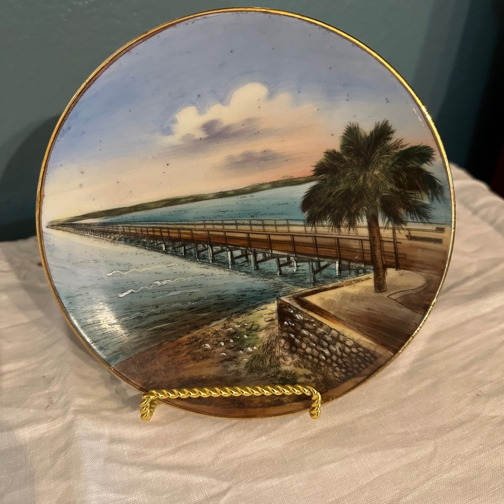 Scenic Red and White Relish Tray - Picture 3 of 3
